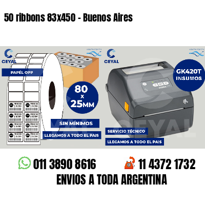 50 ribbons 83x450 - Buenos Aires