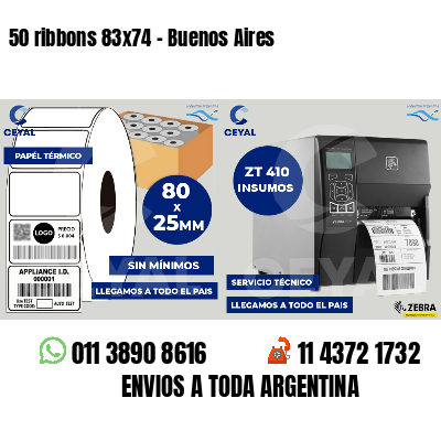 50 ribbons 83x74 - Buenos Aires