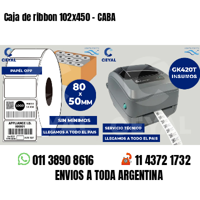 Caja de ribbon 102x450 - CABA