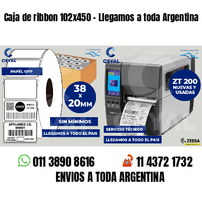 Caja de ribbon 102x450 - Llegamos a toda Argentina