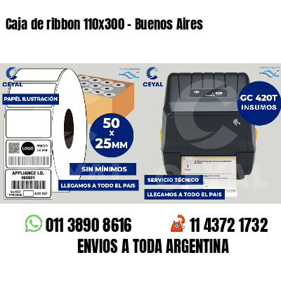 Caja de ribbon 110x300 - Buenos Aires