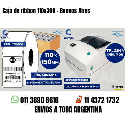 Caja de ribbon 110x300 - Buenos Aires