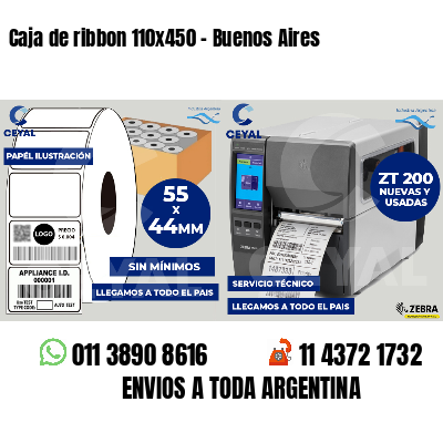 Caja de ribbon 110x450 - Buenos Aires