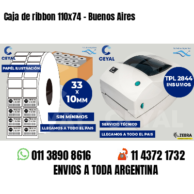 Caja de ribbon 110x74 - Buenos Aires