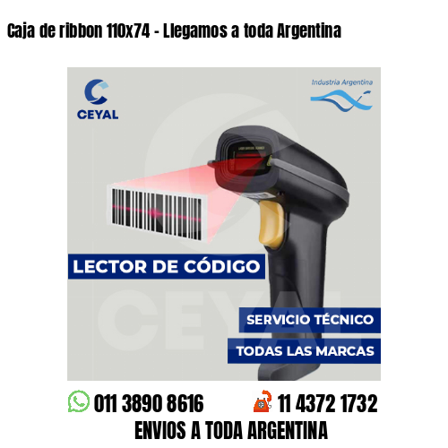 Caja de ribbon 110x74 - Llegamos a toda Argentina