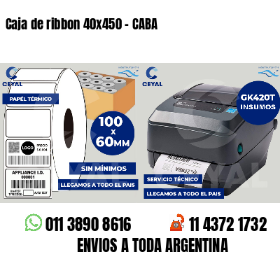 Caja de ribbon 40x450 - CABA