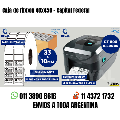 Caja de ribbon 40x450 - Capital Federal