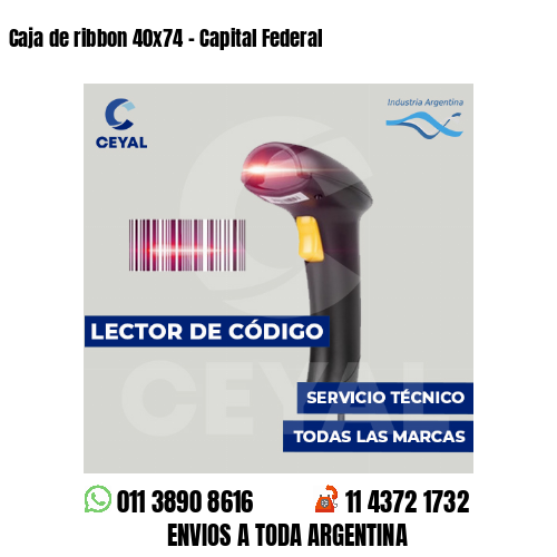 Caja de ribbon 40x74 - Capital Federal