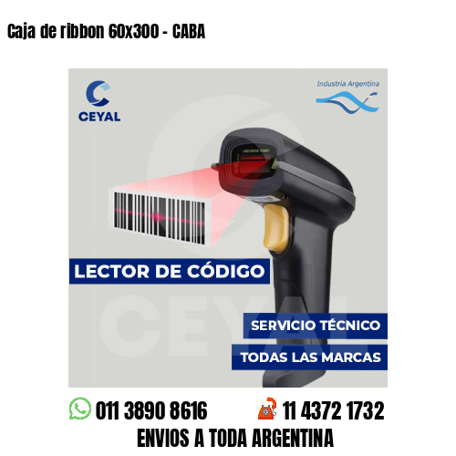 Caja de ribbon 60x300 - CABA