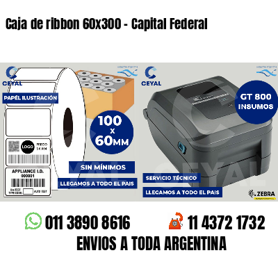 Caja de ribbon 60x300 - Capital Federal