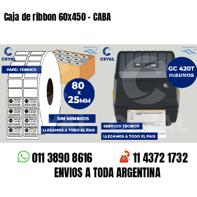 Caja de ribbon 60x450 - CABA