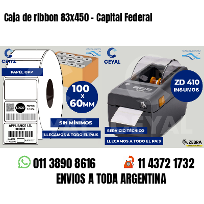 Caja de ribbon 83x450 - Capital Federal