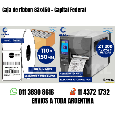 Caja de ribbon 83x450 - Capital Federal