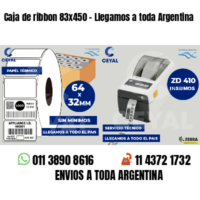 Caja de ribbon 83x450 - Llegamos a toda Argentina