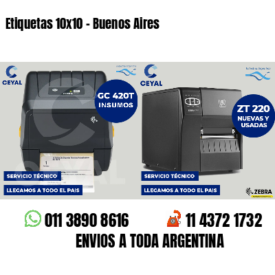 Etiquetas 10x10 - Buenos Aires