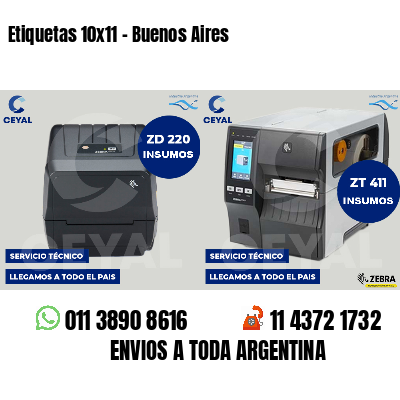 Etiquetas 10x11 - Buenos Aires