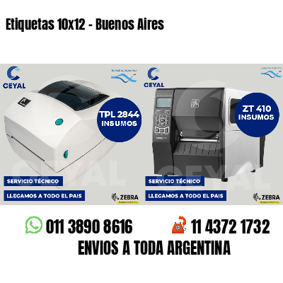 Etiquetas 10x12 - Buenos Aires
