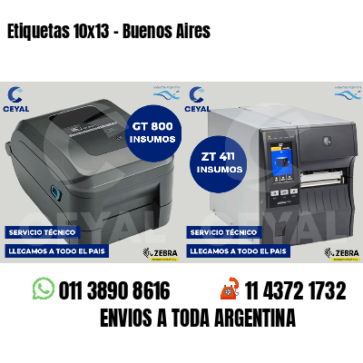 Etiquetas 10x13 - Buenos Aires
