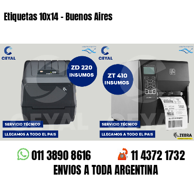 Etiquetas 10x14 - Buenos Aires