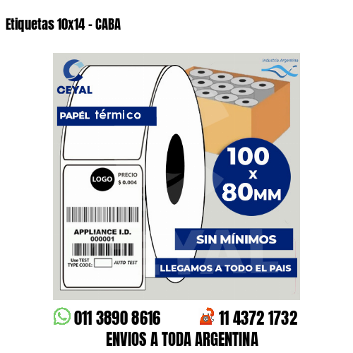Etiquetas 10×14 – CABA