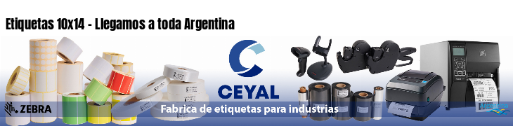 Etiquetas 10x14 - Llegamos a toda Argentina