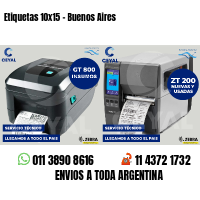 Etiquetas 10x15 - Buenos Aires