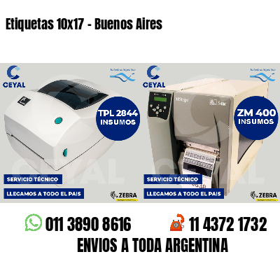 Etiquetas 10x17 - Buenos Aires