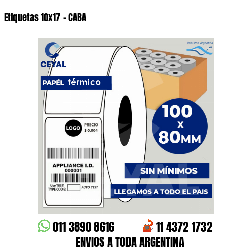 Etiquetas 10×17 – CABA