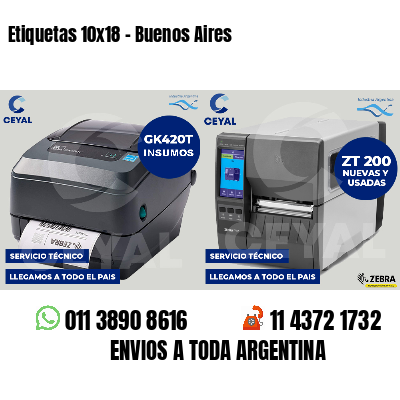 Etiquetas 10x18 - Buenos Aires