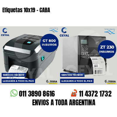 Etiquetas 10x19 - CABA