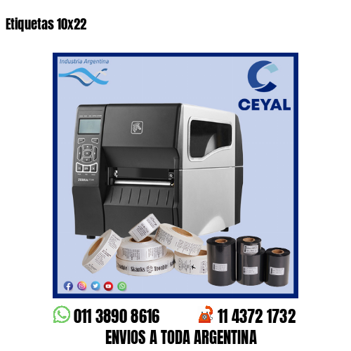 Etiquetas 10×22