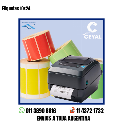 Etiquetas 10×24
