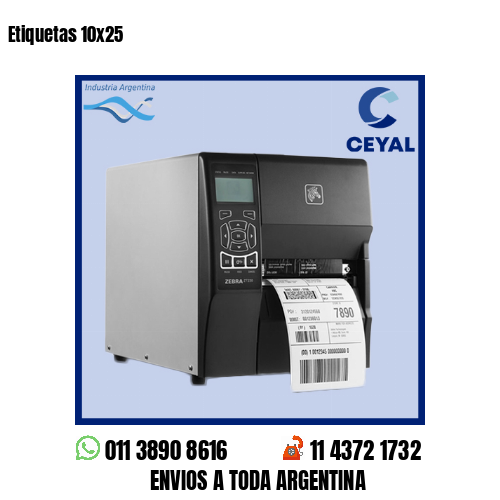 Etiquetas 10×25