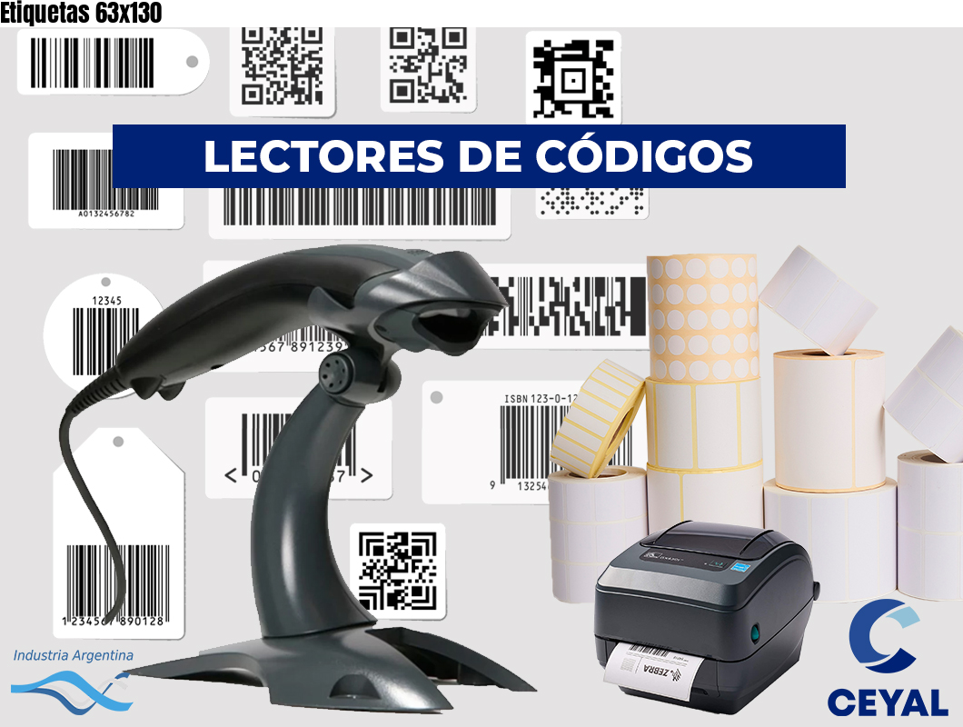 Etiquetas 63x130