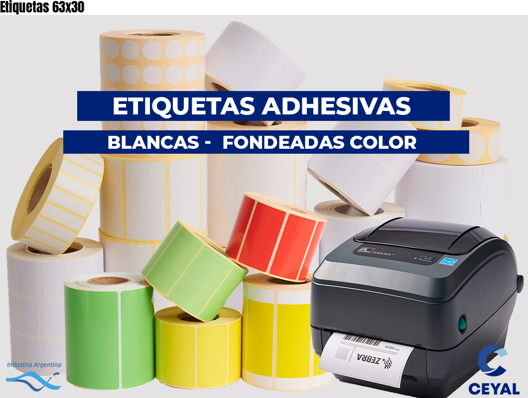 Etiquetas 63x30