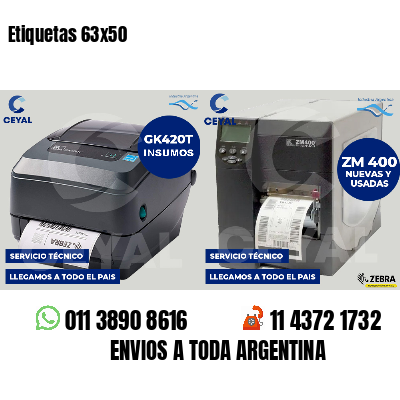 Etiquetas 63x50