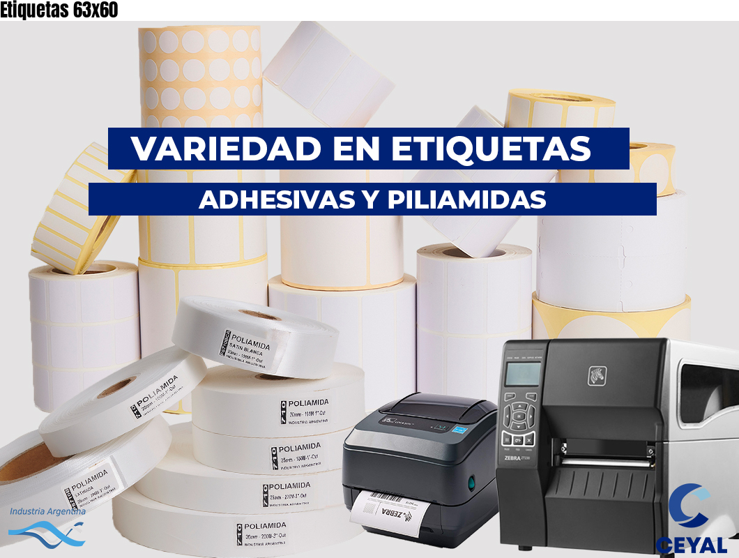 Etiquetas 63x60