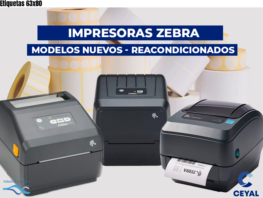 Etiquetas 63x80
