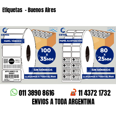 Etiquetas  - Buenos Aires