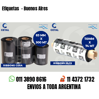 Etiquetas  - Buenos Aires