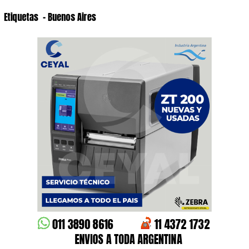 Etiquetas  – Buenos Aires