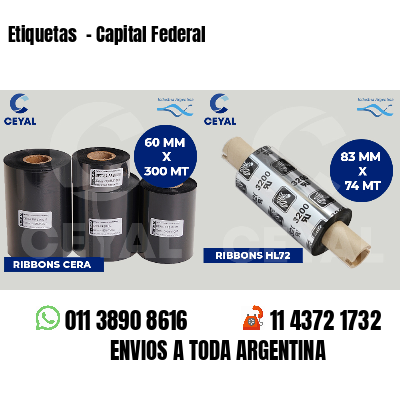 Etiquetas - Capital Federal