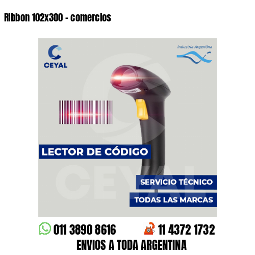 Ribbon 102x300 - comercios