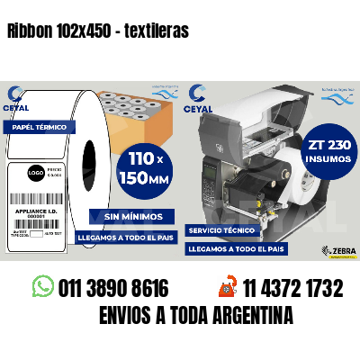 Ribbon 102x450 - textileras