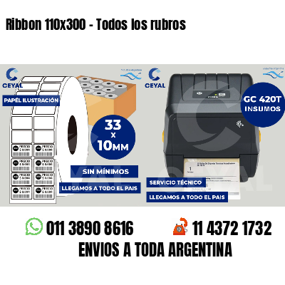 Ribbon 110x300 - Todos los rubros
