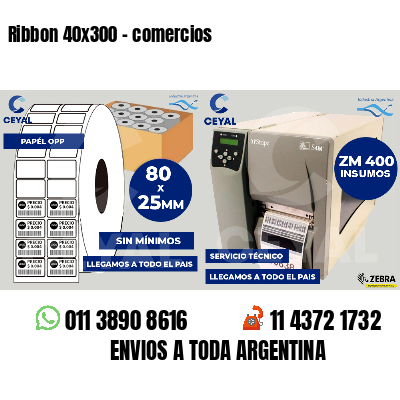 Ribbon 40x300 - comercios