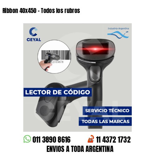 Ribbon 40x450 - Todos los rubros