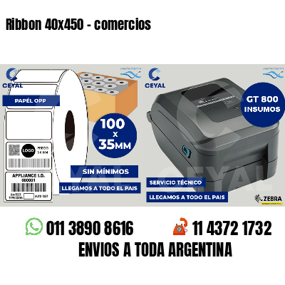 Ribbon 40x450 - comercios