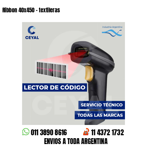 Ribbon 40x450 - textileras