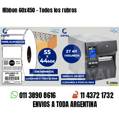 Ribbon 60x450 - Todos los rubros